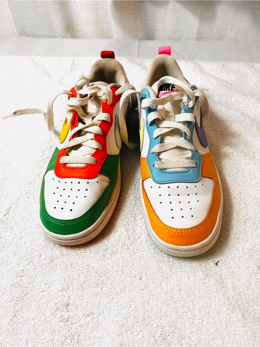 Nike Kids Multicolor Low-Top Sneakers Size 4